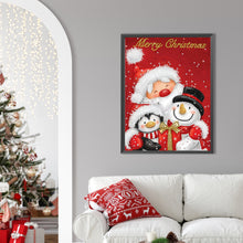 Load image into Gallery viewer, Snowman 30X40CM(Canvas) Partial Special Shaped Drill Diamond Painting
