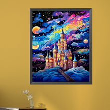 Load image into Gallery viewer, Castle Under The Stars 45X55CM(Canvas) Full AB Round Drill Diamond Painting
