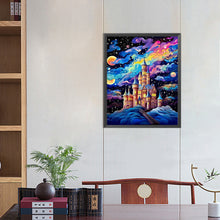 Load image into Gallery viewer, Castle Under The Stars 45X55CM(Canvas) Full AB Round Drill Diamond Painting
