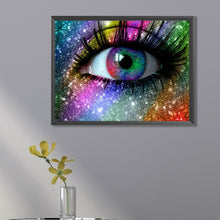 Load image into Gallery viewer, Colorful Eyes 45X35CM(Canvas) Full AB Square Drill Diamond Painting
