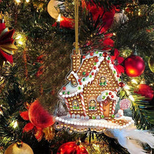 Load image into Gallery viewer, 8 PCS Acrylic Single-Sided Diamond Painting Hanging Pendant (Christmas House)
