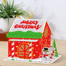 Load image into Gallery viewer, Wooden Diamond Painting Desktop Decor for Office Desktop Decor (Christmas House)
