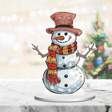 Load image into Gallery viewer, Diamond Painting Desktop Ornaments Kit for Office Desktop Decor (Snowman #6)
