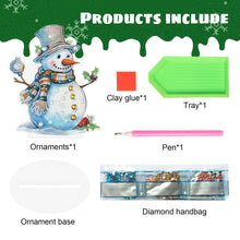 Load image into Gallery viewer, Diamond Painting Desktop Ornament Kit for Office Desktop Decor(Decor Snowman#10)
