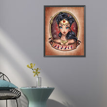 Load image into Gallery viewer, Amazon Girl 40X50CM(Canvas) Full Round Drill Diamond Painting
