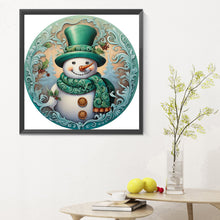 Load image into Gallery viewer, Snowman 30X30CM(Canvas) Full Round Drill Diamond Painting
