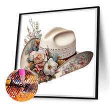 Load image into Gallery viewer, Cowboy Hat 30X30CM(Canvas) Full Round Drill Diamond Painting
