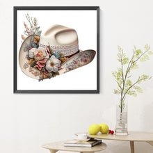 Load image into Gallery viewer, Cowboy Hat 30X30CM(Canvas) Full Round Drill Diamond Painting
