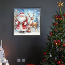 Load image into Gallery viewer, Santa Claus 45X45CM(Canvas) Full AB Round Drill Diamond Painting
