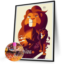 Load image into Gallery viewer, Lion King 40X50CM(Canvas) Full Round Drill Diamond Painting
