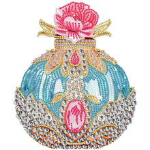 Load image into Gallery viewer, Pink And Blue Perfume 30*30CM(Canvas) Partial Special Shaped Drill Diamond Painting
