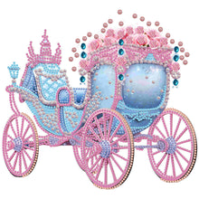 Load image into Gallery viewer, Pink And Blue Float 30*30CM(Canvas) Partial Special Shaped Drill Diamond Painting
