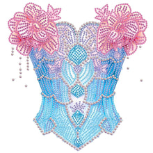 Load image into Gallery viewer, Pink And Blue Bra 30*30CM(Canvas) Partial Special Shaped Drill Diamond Painting
