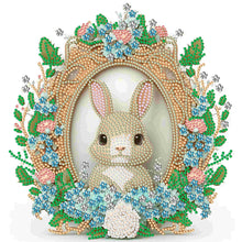 Load image into Gallery viewer, Garland Rabbit 30*30CM(Canvas) Partial Special Shaped Drill Diamond Painting
