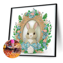 Load image into Gallery viewer, Garland Rabbit 30*30CM(Canvas) Partial Special Shaped Drill Diamond Painting
