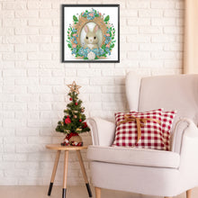 Load image into Gallery viewer, Garland Rabbit 30*30CM(Canvas) Partial Special Shaped Drill Diamond Painting
