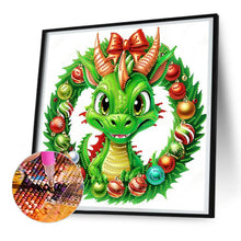 Load image into Gallery viewer, Green Little Dinosaur 30*30CM(Canvas) Partial Special Shaped Drill Diamond Painting
