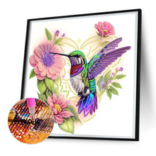 Load image into Gallery viewer, Birds In Flowers 30*30CM(Canvas) Partial Special Shaped Drill Diamond Painting
