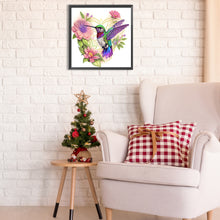 Load image into Gallery viewer, Birds In Flowers 30*30CM(Canvas) Partial Special Shaped Drill Diamond Painting
