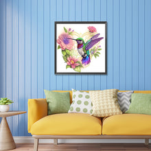 Load image into Gallery viewer, Birds In Flowers 30*30CM(Canvas) Partial Special Shaped Drill Diamond Painting
