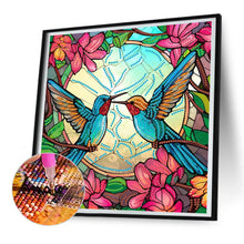 Load image into Gallery viewer, Birds In Flowers 30*30CM(Canvas) Partial Special Shaped Drill Diamond Painting
