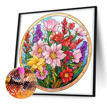 Load image into Gallery viewer, Blooming Flowers 30*30CM(Canvas) Partial Special Shaped Drill Diamond Painting
