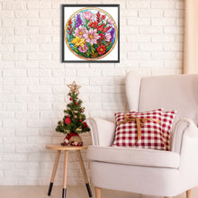 Load image into Gallery viewer, Blooming Flowers 30*30CM(Canvas) Partial Special Shaped Drill Diamond Painting
