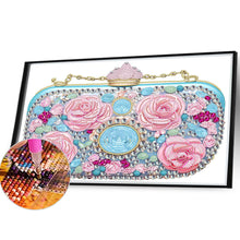 Load image into Gallery viewer, Pink Blue Bag 40*30CM(Canvas) Partial Special Shaped Drill Diamond Painting
