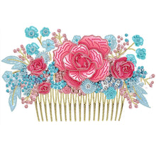 Load image into Gallery viewer, Pink Blue Comb 40*30CM(Canvas) Partial Special Shaped Drill Diamond Painting
