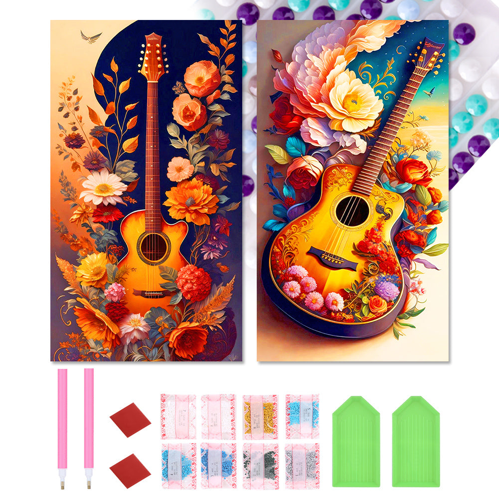 Musical Instrument 40*70CM(Canvas) Full Round Drill Diamond Painting