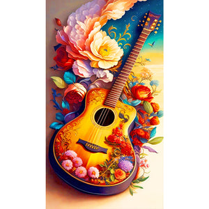 Musical Instrument 40*70CM(Canvas) Full Round Drill Diamond Painting