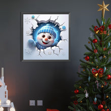 Load image into Gallery viewer, Christmas Characters Cracking Cracks In Wall 45X45CM(Canvas) Full AB Round Drill Diamond Painting
