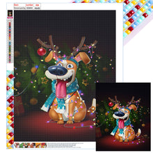 Load image into Gallery viewer, Christmas Puppy 40*50CM(Canvas) Full Square Drill Diamond Painting
