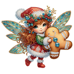 Elf Angel 30X30CM(Canvas) Partial Special Shaped Drill Diamond Painting