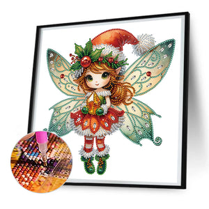 Elf Angel 30X30CM(Canvas) Partial Special Shaped Drill Diamond Painting