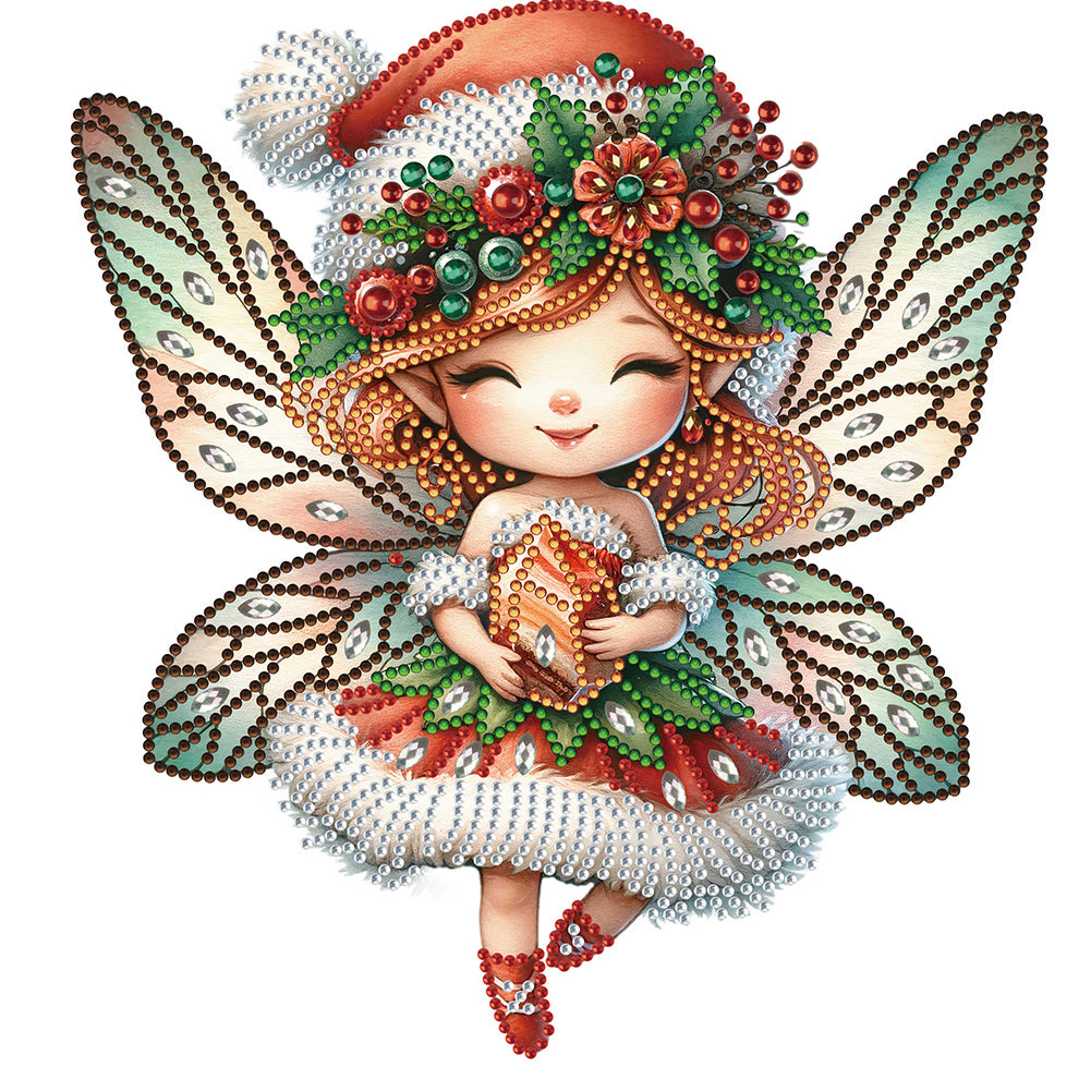 Elf Angel 30X30CM(Canvas) Partial Special Shaped Drill Diamond Painting