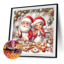 Load image into Gallery viewer, Cooking Together At Christmas 30X30CM(Canvas) Full Square Drill Diamond Painting
