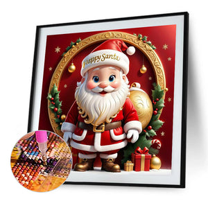 Christmas Costumes 30X30CM(Canvas) Full Square Drill Diamond Painting