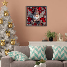 Load image into Gallery viewer, Double Feather Santa Claus 30X30CM(Canvas) Full Square Drill Diamond Painting
