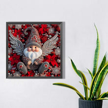 Load image into Gallery viewer, Double Feather Santa Claus 30X30CM(Canvas) Full Square Drill Diamond Painting
