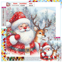 Load image into Gallery viewer, Santa Claus Travels 30X30CM(Canvas) Full Square Drill Diamond Painting
