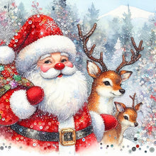 Load image into Gallery viewer, Santa Claus Travels 30X30CM(Canvas) Full Square Drill Diamond Painting
