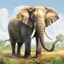 Load image into Gallery viewer, Elephant 35X35CM(Canvas) Full Round Drill Diamond Painting
