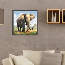 Load image into Gallery viewer, Elephant 35X35CM(Canvas) Full Round Drill Diamond Painting
