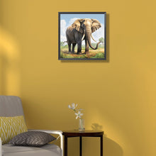 Load image into Gallery viewer, Elephant 35X35CM(Canvas) Full Round Drill Diamond Painting
