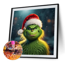 Load image into Gallery viewer, Grinch Christmas 35X35CM(Canvas) Full Round Drill Diamond Painting
