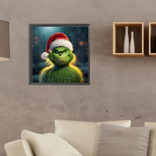 Load image into Gallery viewer, Grinch Christmas 35X35CM(Canvas) Full Round Drill Diamond Painting
