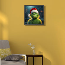 Load image into Gallery viewer, Grinch Christmas 35X35CM(Canvas) Full Round Drill Diamond Painting
