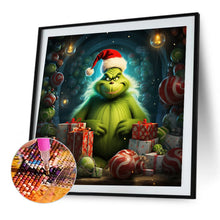 Load image into Gallery viewer, Grinch Christmas 35X35CM(Canvas) Full Round Drill Diamond Painting
