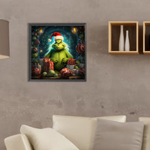 Load image into Gallery viewer, Grinch Christmas 35X35CM(Canvas) Full Round Drill Diamond Painting
